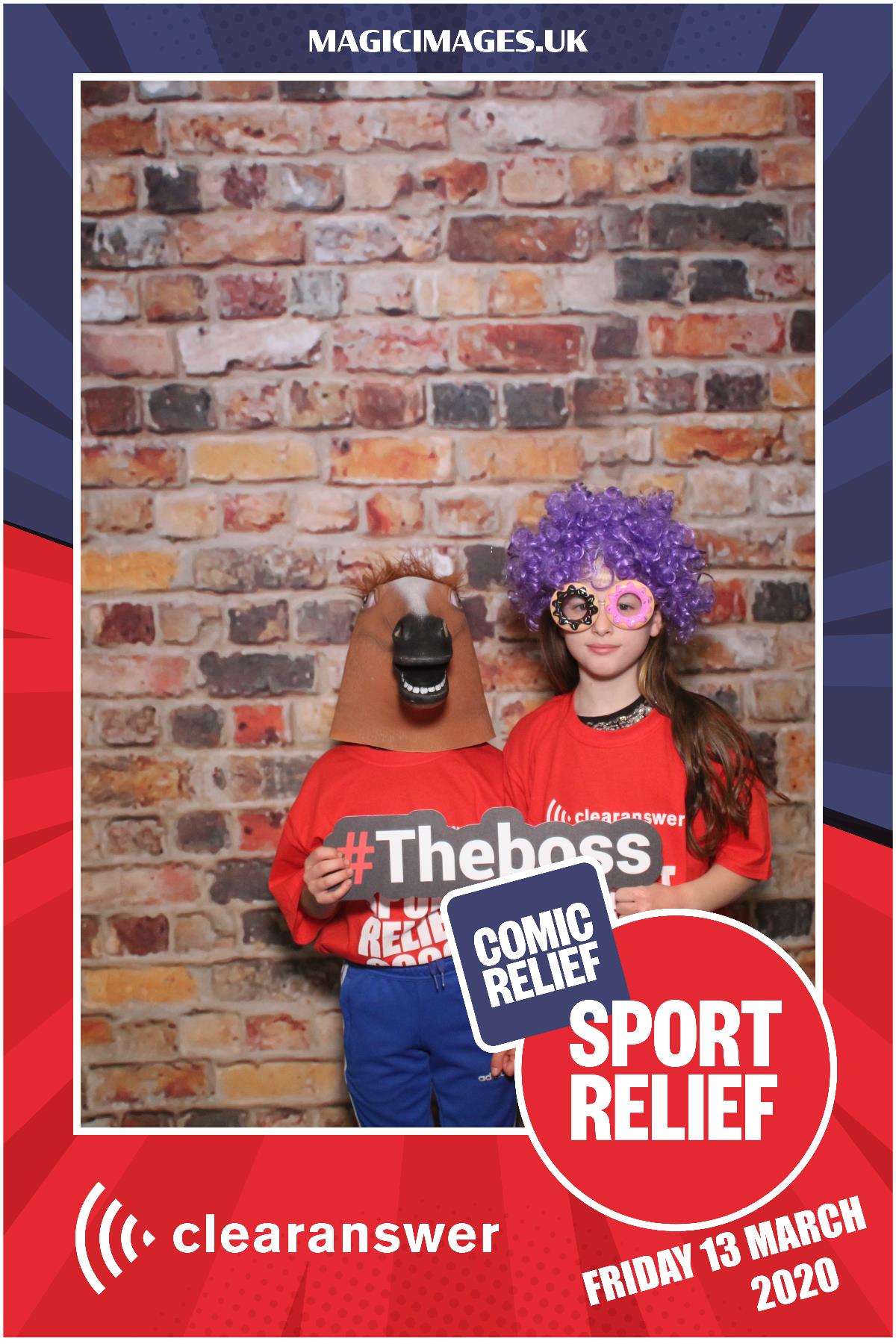 Clear Answer Sport Relief | View more photos from the event at gallery.magicimages.uk/u/MagicImages/Clear-Answer-Sport-Relief